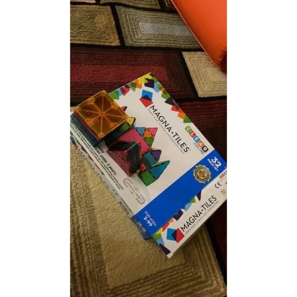 Classic 32-Piece Magnetic Construction Set, The ORIGINAL Magnetic Building Block